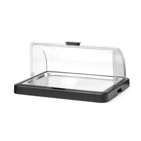 HENDI UNIQ tavă de răcire cu capac – negru, 46 x 35,5 cm