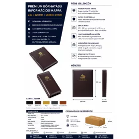   HOBBB Nordskov mapă / suport pentru blocnotes cu aspect de piele