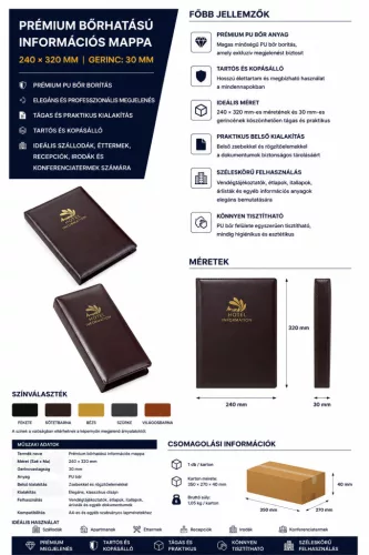 HOBBB Nordskov mapă / suport pentru blocnotes cu aspect de piele