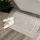 Covor de baie confortabil gri argintiu 50x80, 700 g