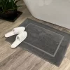 Covor de baie confortabil gri ardezie 50x80, 700 g