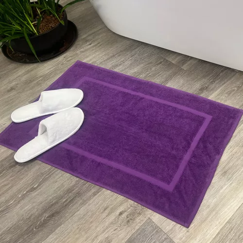 Covor de baie confortabil mov 50x80, 700 g