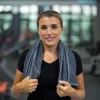 Prosop confortabil pentru încălzire gri ardezie 30x85cm, 450 g
