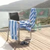 Prosop de timp liber Lido Albastru-Alb 90x150cm, 420 g