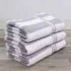 Prosop de timp liber Lido Gri-Alb 90x150cm, 420 g
