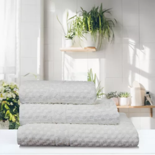 Serenity Spa prosop gofrat Alb 70x135cm, 450