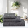 Serenity Spa prosop gofrat Gri ardezie 50x90cm, 450 g