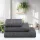Serenity Spa prosop gofrat Gri ardezie 50x90cm, 450 g
