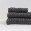 Serenity Spa prosop gofrat Gri ardezie 50x90cm, 450 g