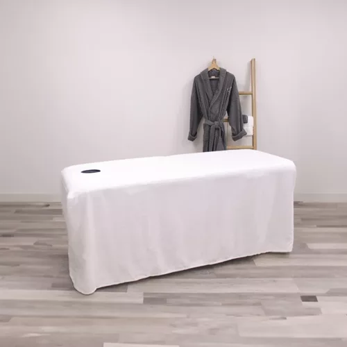 Prosop pentru tratamente SupremeSoft® alb 70x200cm