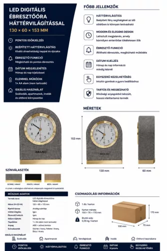 Ceas digital HOBBB Allinge