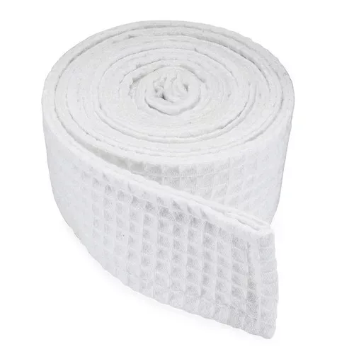CORDON PENTRU HALAT ALB CU MODEL FAGURE  (165cm)