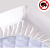 PROTECȚIE PENTRU SALTEA IMPERMEABILĂ Cu elastic circular Antiacariană - Partea superioară din jerseu de bumbac  90x200 cm + 30cm