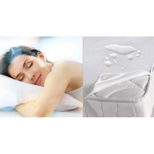 PROTECȚIE PENTRU SALTEA IMPERMEABILĂ Cu elastic la colțuri - Partea superioară din jerseu de bumbac 180x200 cm
